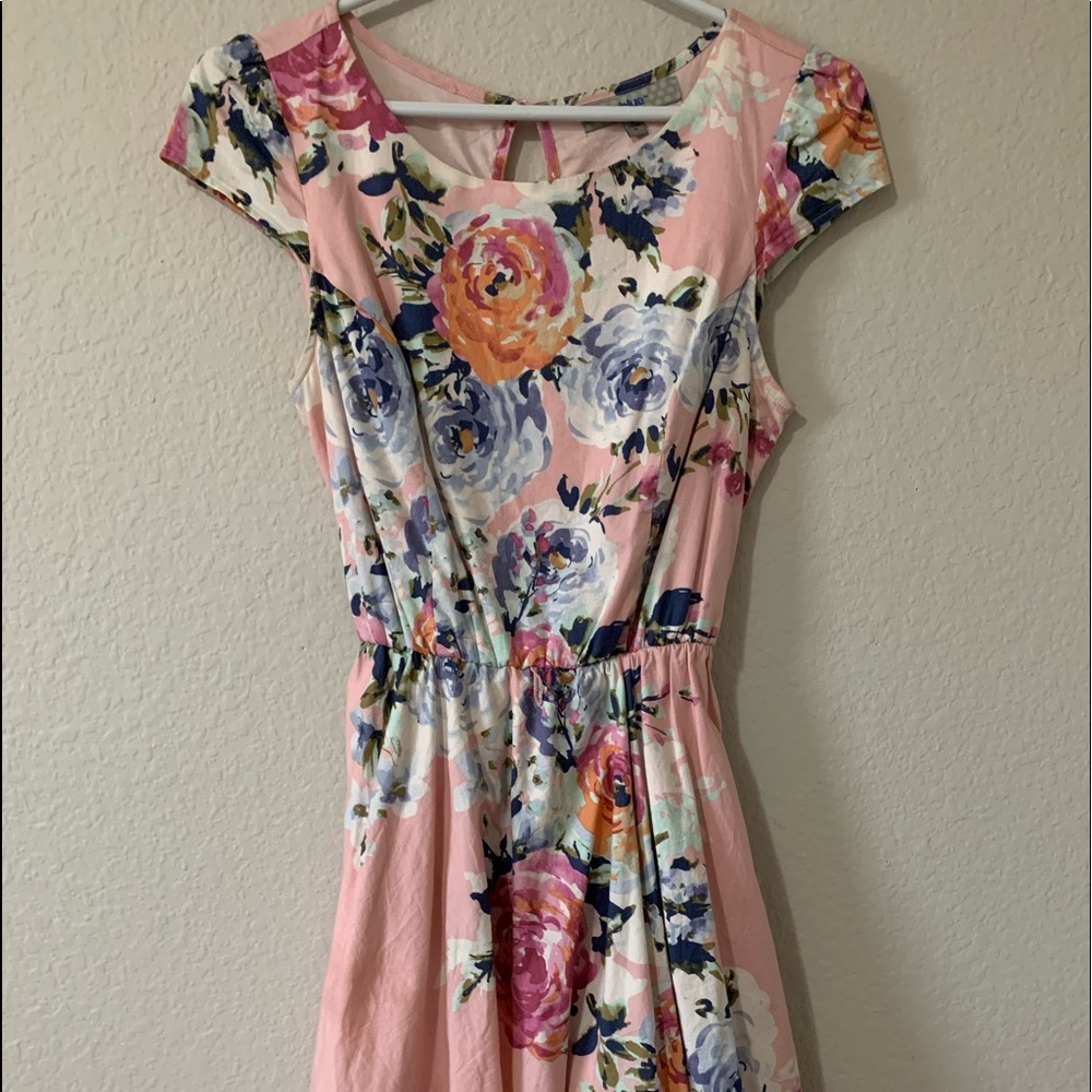 Pink Floral Dress